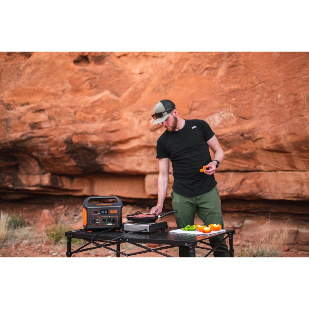 Portable power station with USB ports