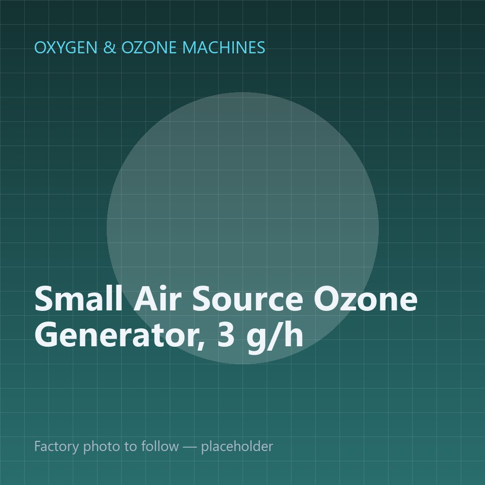 Small Air Source Ozone Generator, 3 g/h — placeholder image