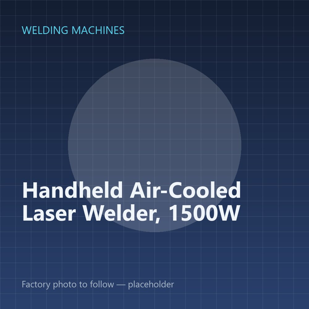 Handheld Air-Cooled Laser Welder, 1500W — placeholder image