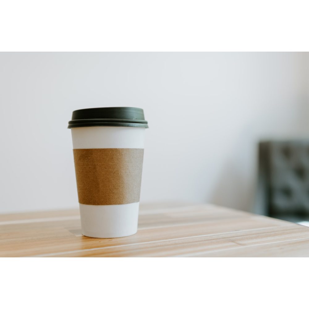 Printed double-wall paper coffee cups